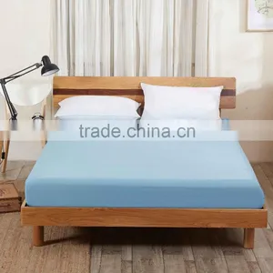 Blue Medical Waterproof Jersey Fitted Sheet 100 Cotton Fitted Sheet thumbnail-2