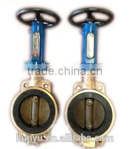 Screw Wafer-Type Midline Butterfly Manual Valve thumbnail-1