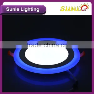 Decorative Double Color 12+4w LED Panel Light Blue+white thumbnail-1