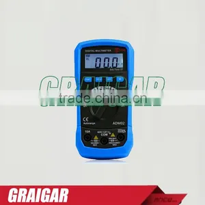 ADM02 Pocket Multifunction Digital Multimeter DMM Temperature DC/AC Voltage Current Meter Tester thumbnail-1