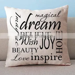 Cushion Cotton Linen Square Pillow Case Covers thumbnail-1