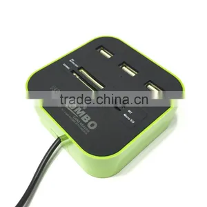 ShenZhen Factory Wholesale Colorful Promotional 3 Ports 2.0 USB Mini Hub thumbnail-2