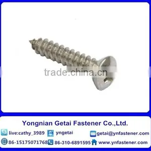 Self-Tapping Screws With Slotted Pan/round Head,DIN933/931,with Black /yellow Zinc Plated/blue White thumbnail-2