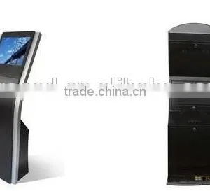 19" Standing Interactive Displays All in One Touch Screen Kiosk With Black and Silver Option thumbnail-1