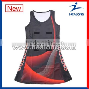 Professinal Netball Wear Uniforms Women 2016 thumbnail-1