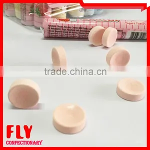 Strawberry / Yogurt / Blue Raspberry Milk Tablet Candy , Compressed Candy thumbnail-1