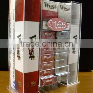 Clear Acrylic Electronic Cigarette Display With Logo Printing thumbnail-1