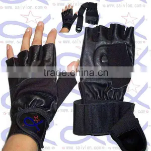 Promotional Leather Sport Gloves Black Gloves thumbnail-1