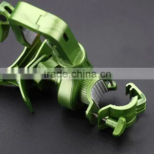 360 Degree Rotation 2 In1 Universal Motorcycle Bike Mount Holder For Mobile Phones And LED Flashlight thumbnail-4