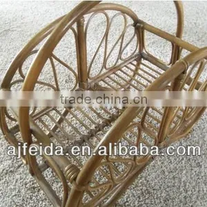 .Bamboo Magazine/Book Rack Book Storage Mid Century Modern Excellent thumbnail-1