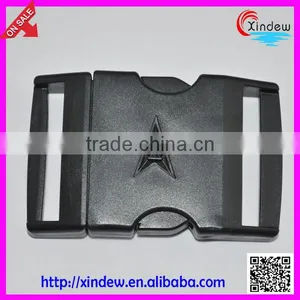 Black Plastic Schoolbag Buckle, Bag Accessories, Bag Buckle (XDZY-001) thumbnail-5