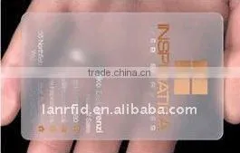 ID Card ,plastic Transparent Card thumbnail-1