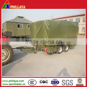 2 Axles 4 Wheel Farm Trailers /(flatbed Drawbar Full Trailer and Dump Tipper Full Trailer) thumbnail-5