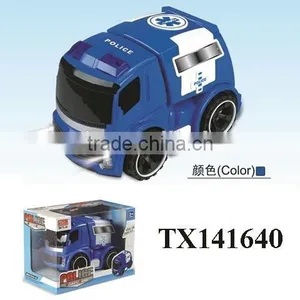 Pink Fire Truck Toy, Fire Engine Toy thumbnail-4