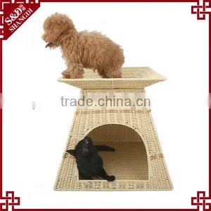 S&D Plastic 100& Hand Woven Waterproof Indoor and Outdoor Water Proof Eco-friendly Luxury Dog Bed thumbnail-2