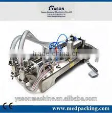 10-300ml Double Heads Pneumatic Shampoo Cream Honey Filling Machine thumbnail-1