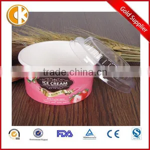 Single Wall 6oz Yogurt Paper Cup With Logo Printed thumbnail-1