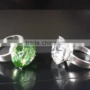 Bulk Crystal Diamond Napkin Ring thumbnail-1