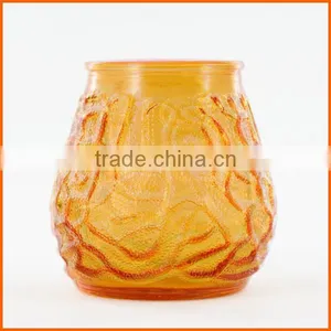 Wholesale Fashionable Amber Glass Candle Holder thumbnail-1