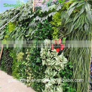 SJLJ013321 Artificial Grass Wall / Plastic Green Wall / Fake Plant Wall for Wall Decoration thumbnail-4