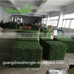 SJLJ013686 Decorative Plastic Fence Outdoor Artificial Boxwood Hedge thumbnail-2
