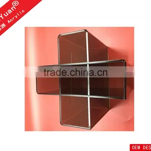 China Wholesale Pirce Black 5 Compartments Acrylic Wine Bottle Holder thumbnail-2