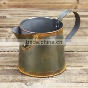 Shabby Chic Metal Large Garden Pots thumbnail-1