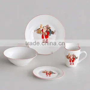 16pcs Ceramic Dinnerware Set With Christmas Design thumbnail-1