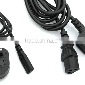 USA 3-Prong AC Power Cord 3Pin Adapter Cable Black New 1.5M for Stage Lights thumbnail-1