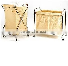 Folding Laundry Trolley or Cart thumbnail-1