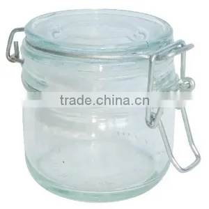 Locking Lid Snacks Storage Glass Container Hemertic thumbnail-3