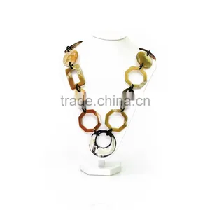 HORN NECKLACE 100% MADE IN VIETNAM, EYE-CATCHING COLOR AND FASHIONABLE DESIGN thumbnail-4