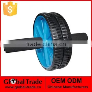 NEW ABS ABDOMINAL EXERCISE WHEEL GYM FITNESS BODY STRENGTH TRAINING ROLLER BLUE H0099 thumbnail-1