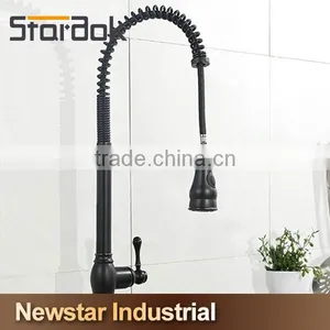 Star.aok Antique Style Single Lever Kitchen Sink Copper Faucet thumbnail-2