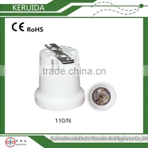 E40 Ceramic Porcelain Screw Cap Lamp Holder With Bracket thumbnail-1