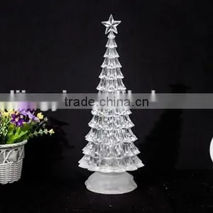 Dongguan Acrylic Factory Crystal Led Tower Christmas Tree With Try me thumbnail-5