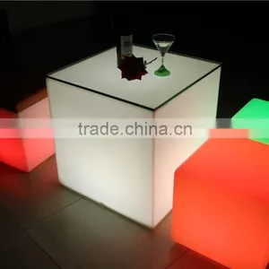 Led Furniture Plastic RGB Color Change Led Cube thumbnail-6