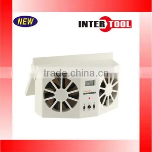 Car Solar Powered Auto Window Air Vent Ventilator Mini Air Conditioner Cool Fan thumbnail-3