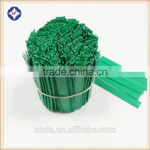 High Quality Plastic Coated Double Metal Wire Twist Ties for Bread Bag thumbnail-4