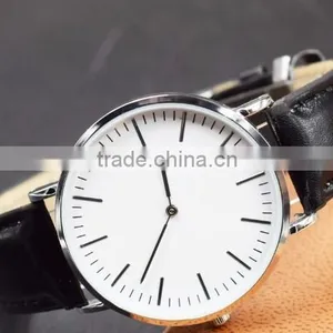 2017 Big Dial Two Pin Man Watch Branded Watch OEM Quartz Watch thumbnail-1