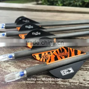 Carbon Arrows With Automatic Lighted Led Nocks/S Nocks And Blazer Vanes thumbnail-4