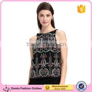 Domin Fashion Beading and Sequin Lady Blouse & Top thumbnail-1