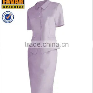 High Quality Standard Fast Delivery Ladies Office Hotel Working Staff Uniform Wholesaler From China thumbnail-2