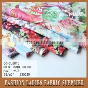 New Design Suede Print Dyeing With Brids for Girl's Garment 100%poly Printed Georgette 110gsm thumbnail-1