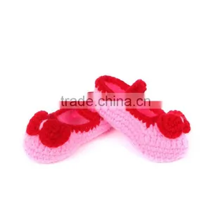 2015 New Fashion Crochet Knitted Girl Shoes thumbnail-3
