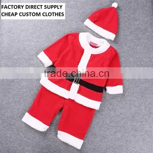 Factory Direct Supply Cheap Fashion Custom Oem Kids Clothes Christmas Baby Coverall thumbnail-1