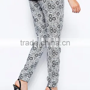 Wholesale Maternity Pants Maternity Printed Jogger thumbnail-1