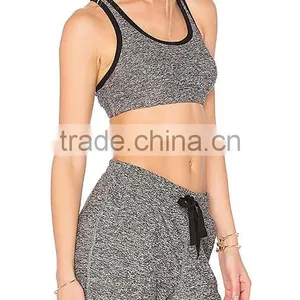 2017 Custom Women Yoga Sport Suit Bra Set 2 Piece Female Fitnees Gym Lightweight Sportswear Sexy Running Workout Clothes thumbnail-3