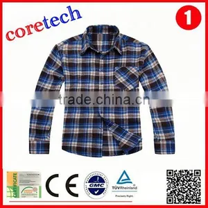 Comfortable Soft Mens Flannel Shirt Factory thumbnail-2