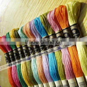 100% Similar DMC 447 Cotton Thread Embroidery Floss Cross Stitch thumbnail-1